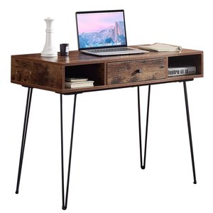 Versatile <strong>Desk</strong> and <strong>Computer</strong> <strong>Desk</strong> with an Extra-large Desktop Area <strong>Simple</strong> Design &amp; Classic Console Table - Product Image 2