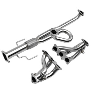 マツダMX6フォードプローブ2.5L DOHC V6排気ヘッダーダウンパイプスチールマニホールド用