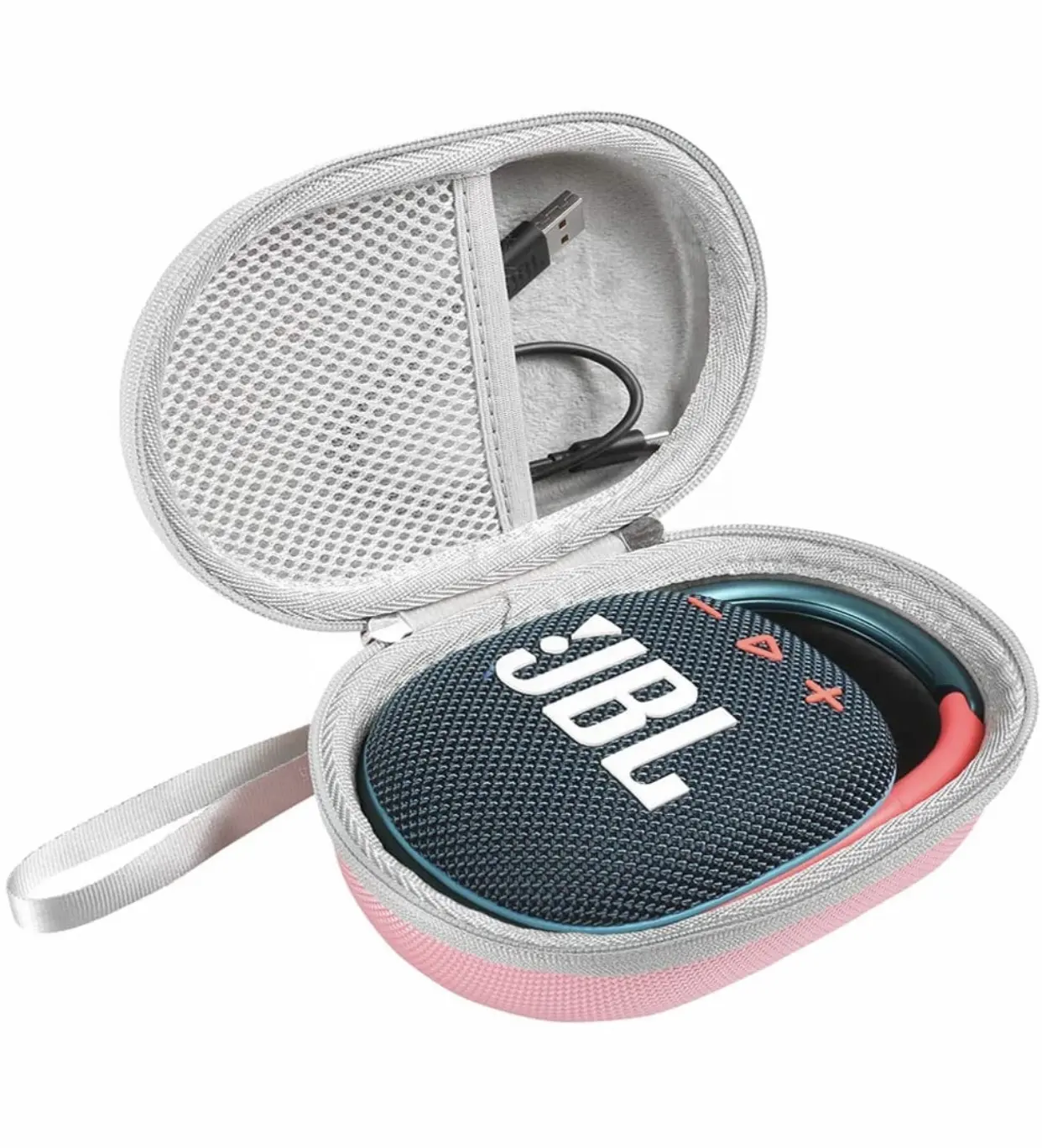 EVA Hard Travel Speaker Case Waterproof Portable EVA Speaker Case for JBL parts Clip 4