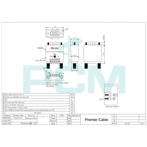 2-в-1 DB9 Male <span class=keywords><strong>RS232</strong></span> к RS485 TTL клеммный блок последовательный адаптер коммуникационный модуль - Product Image 6