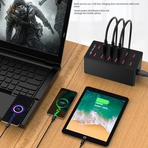 マルチポート充電器5V2A 12A iPhoneおよびその他のモバイルデバイスに適した12ポート充電器充電ステーション - Product Image 5