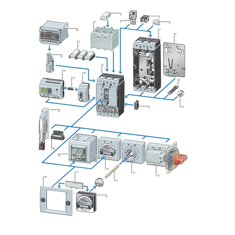 EATON Moeller oeller serisi NZM kalıplanmış durumda devre kesici NZMB1-A63 259077