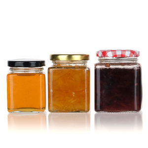 בגדלים שונים 730 מ "ל צנצנת בוטנים מרובעת צנצנת זכוכית מרובעת עם כדרי מתכת - Product Image 1