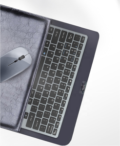 Combo de teclado y ratón inalámbricos BT Bluetooth recargables de 3 modos para teléfonos Apple Ipad Android Windows Tablet - Product Image 1