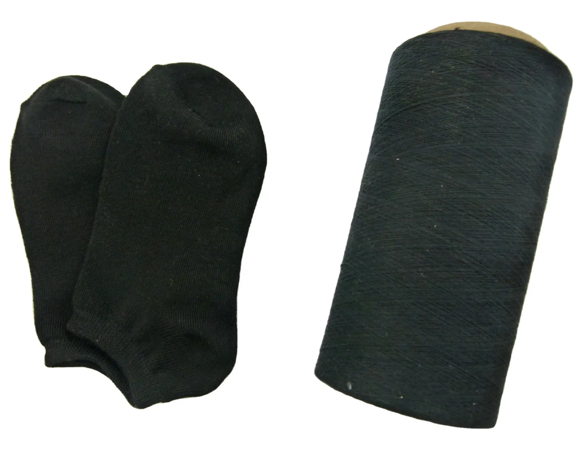 Индивидуальные носки, пряжа 100% хлопчатобумажной вязальной пряжи, поставщик, окрашенная пряжа ne21S для вязания носков