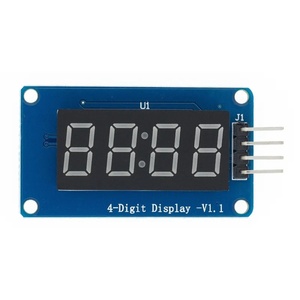 1pcs <strong>TM1637</strong> 4 Bits Digital LED Display Module 7 Segment 0.36Inch Clock RED Anode Tube Four Serial Driver Board Pack - Product Image 1
