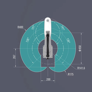 3kg SCARA Robot kol manipülatör 400mm hızlı kullanım için 4 eksenli endüstriyel taşıma robotu - Product Image 6