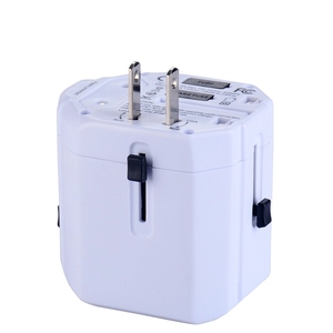 Adaptador de corriente multifunción para viaje, enchufe de conversión eléctrica Universal 5A con 2 enchufes USB - Product Image 2
