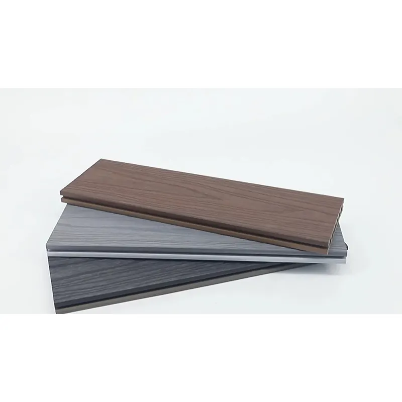 Reasonable Price 15Mm Fireproof Farm Designs Strips Wooden Grain Ceiling Tiles WPC Cladding