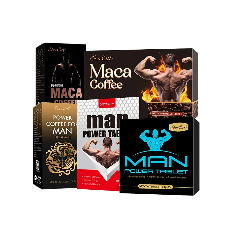 Café Maca de haute qualité OEM Maca Roots Café Aphrodisiaque Maca X Power Café pour homme