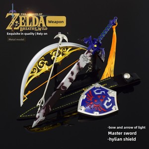 Huyền Thoại Của Zelda Đầy Đủ Loạt 10-30Cm Vũ Khí Liên Kết Thạc Sĩ Thanh Kiếm Thép Cos Đạo Cụ Đồ Chơi Thanh Kiếm Anime Trò Chơi Ngoại Vi Bộ Sưu Tập Quà Tặng - Product Image 3