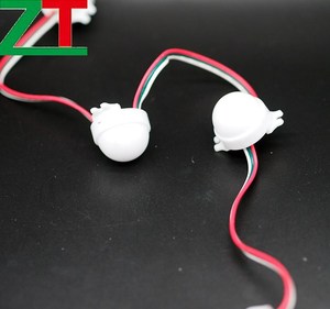 ラウンド30mmLEDピオンライト12VデジタルフルカラーLEDピクセルWS2811LEDストリングライト - Product Image 1