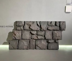 现代设计PU人造花岗岩墙板户外装饰轻质防火防水石墙各种<span class=keywords><strong>3D</strong></span>模型