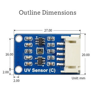 Digital LTR390-UV Ultraviolet <strong>Sensor</strong> (C) Direct UV Index Value Output I2C UV <strong>Sensor</strong> for <strong>Arduino</strong> Raspberry Pi STM32 - Product Image 4