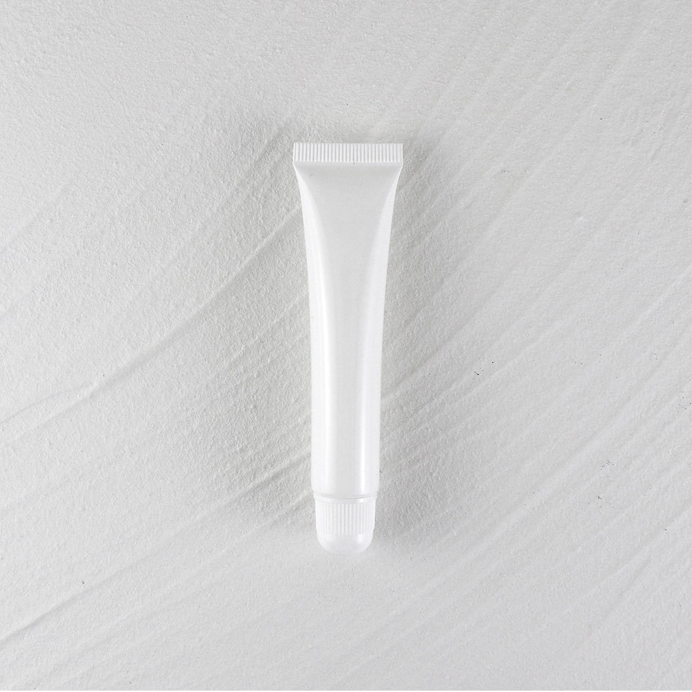 20g white tube+white round head lipstick lid+plug
