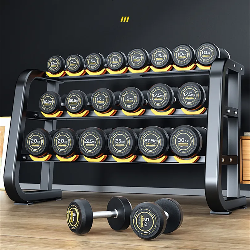 Hot Sell Wholesale Fabriek Prijs Staal Gym Dumbbell Set Groothandel Dumbbells Round