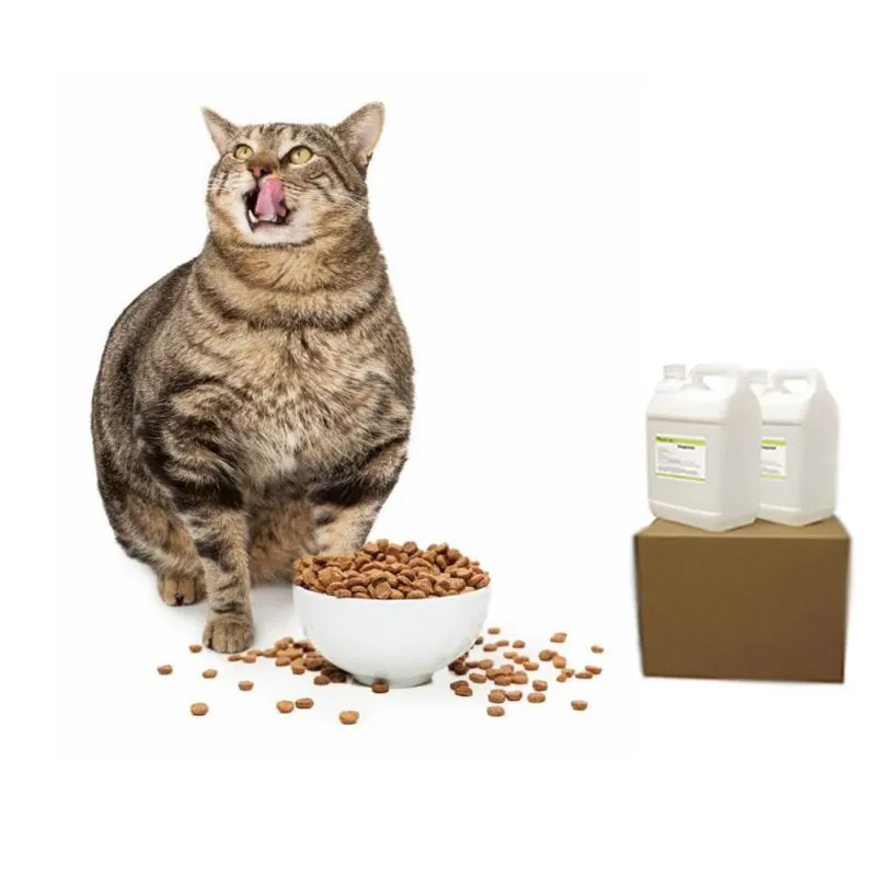 Pet food sabor líquido peixe carne frango carne sabor óleo para gato dag animais pet feed fábrica direto a granel pacote amostras oferta