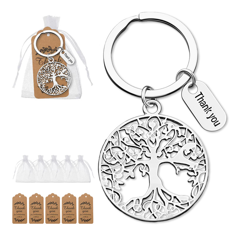 arbre de vie + étiquette en papier + sac