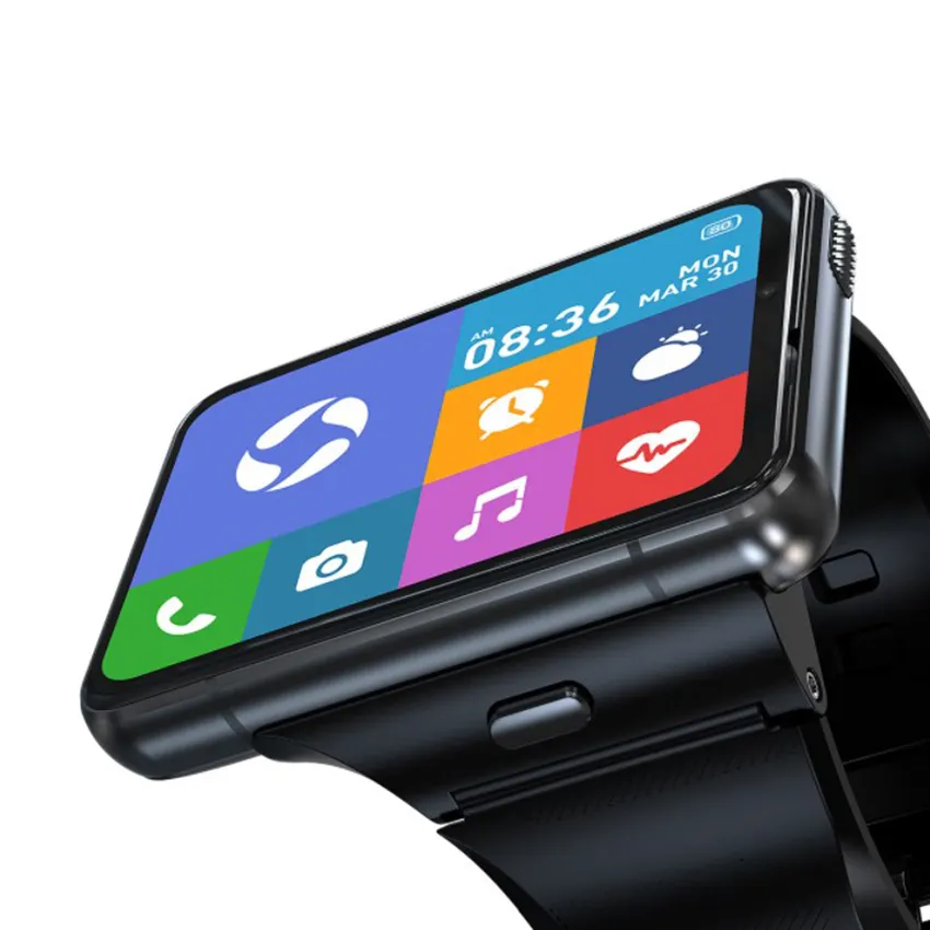 Jam tangan Android 2022, jam tangan Android 9.0 mendukung 2G/3G/4G, Monitor denyut jantung panggilan telepon GPS 2300mAh kapasitas besar