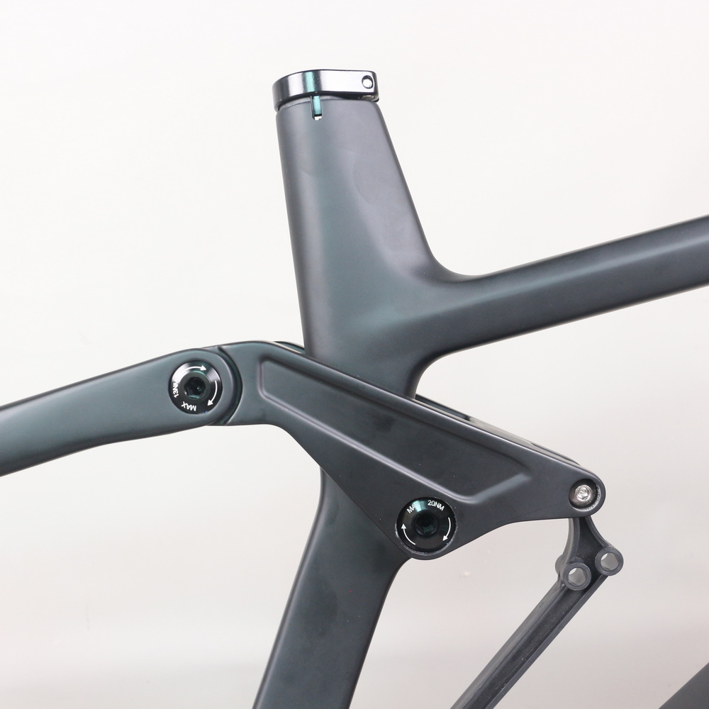 29er Suspension E-MTB Bike Carbon Frame E69 Compatible with Bafang M510 M500 M600 mid motor 250W  include motor and battery