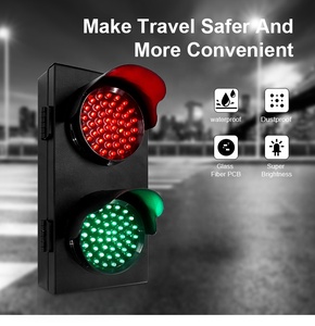 100mm Red Green Traffic Warning Light with High Brightness and Low MOQ - Product Image 5