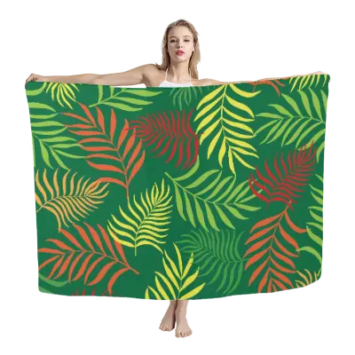 Sarongs Hawaianos para mujer, ropa de playa multicolor, vestido de Bikini, Pareo LARGO DE Sarong