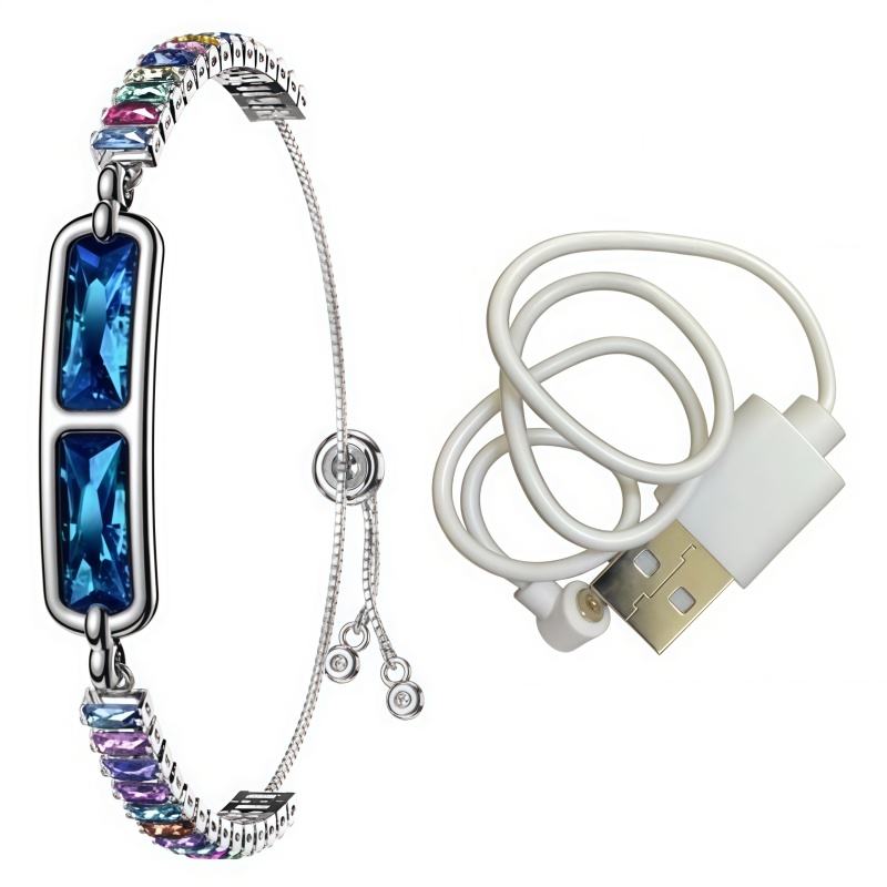 Blue+Colored Diamond Chain