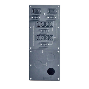 Panel de derivación de servicio SBP10KRMI4U AP C, 230V, 100A, MBB, entrada de cable duro, salida de 1- (8) C13 (2) C19, 1 unidad - Product Image 4