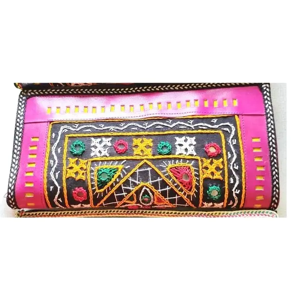 Banjara India bordado hecho a mano embrague bolsas venta al por mayor bolsos de las señoras para las mujeres de moda y accesorios