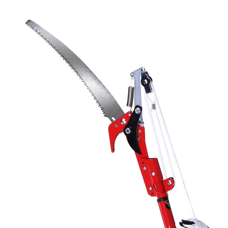 High Quality Professional Steel Blade Telescopic Handle Fruit Tree Garden Tools Pruning Saw