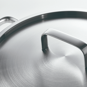 Chảo Chống Dính Đa Năng Chảo Rán Sâu Chảo Rán Sâu Đáy Bằng Thép Không Gỉ Mạ Ba Lớp Chảo Xào Có Nắp Đậy - Product Image 5