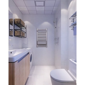 Thiết Kế Hiện Đại Thép Không Gỉ Khăn Kệ Tản Nhiệt Chất Lượng Cao Trung Tâm Hệ Thống Sưởi Ấm Cho Phòng Tắm Phòng Ngủ Nhà Trường - Product Image 2