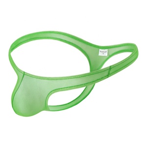 Venta al por mayor de Tanga de malla para hombres, Tanga fina translúcida japonesa para hombres, Tanga transparente de cintura baja y alta elasticidad para hombres - Product Image 5