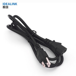 Copper Material Awg18 American Rounded Power Cord <strong>Cable</strong> Computer Monitor Power <strong>Cable</strong> - Product Image 2