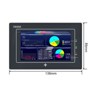 YKHMI Touch Screen <strong>PLC</strong> All-in-one Machine Domestic Industrial Human-machine Interface <strong>Programming</strong> <strong>Controller</strong> 4.3 5 7 10 Inches