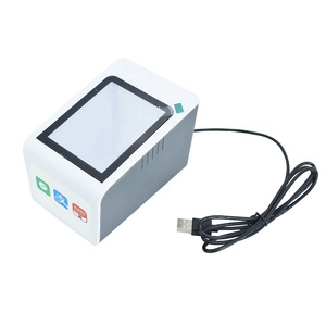 Plataforma de lector de código de barras de código QR 2D de alta calidad Caja de pago de escáner de código de barras para tienda minorista