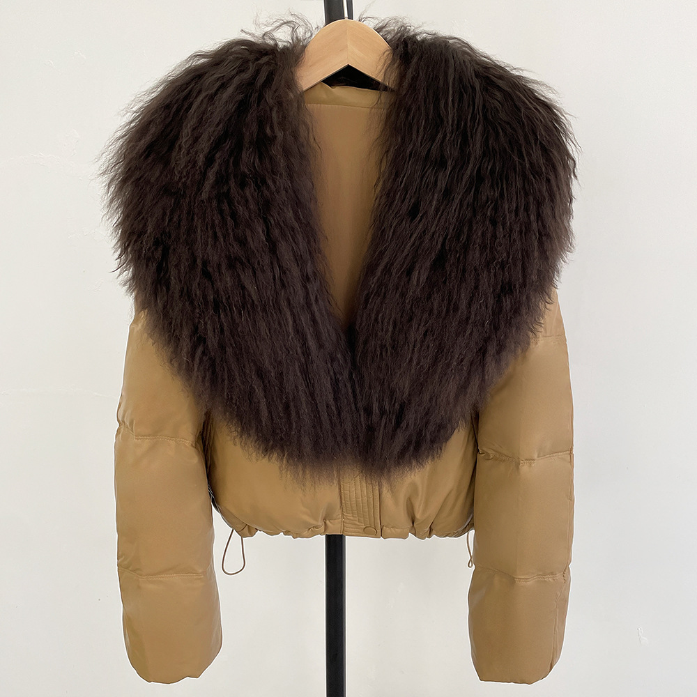 Kaki + marron foncé