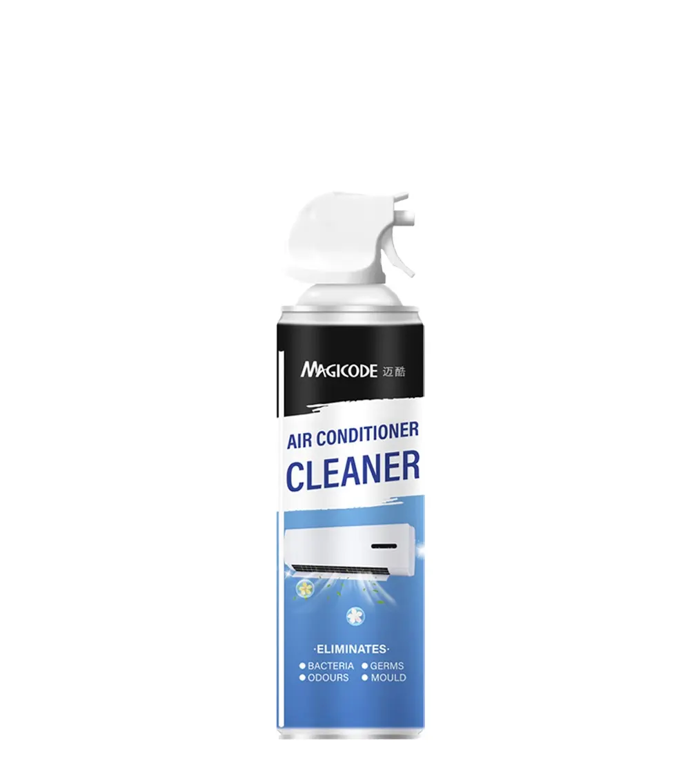 Limpiador de aire acondicionado, eliminación de polvo de aceite, esterilización, aerosol, botella de aluminio, limpiador de horno y limpiador de detergente desengrasante