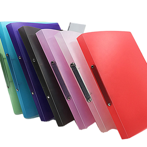 Đa-Màu Mờ Bìa Cứng PP Ngân Sách Chất Kết Dính 2-Lỗ Vòng A4 Thư Mục Tập Tin Văn Phòng Trường Nguồn Cung Cấp - Product Image 4
