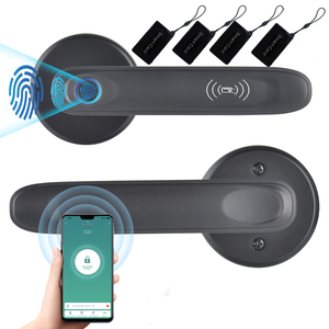 Keyless Tuya <strong>Blue</strong> Tooth Biometric Fingerprint Electronic Smart Finger Print Rfid <strong>Key</strong> Card App Digital Intelligent Door <strong>Lock</strong> - Product Image 1