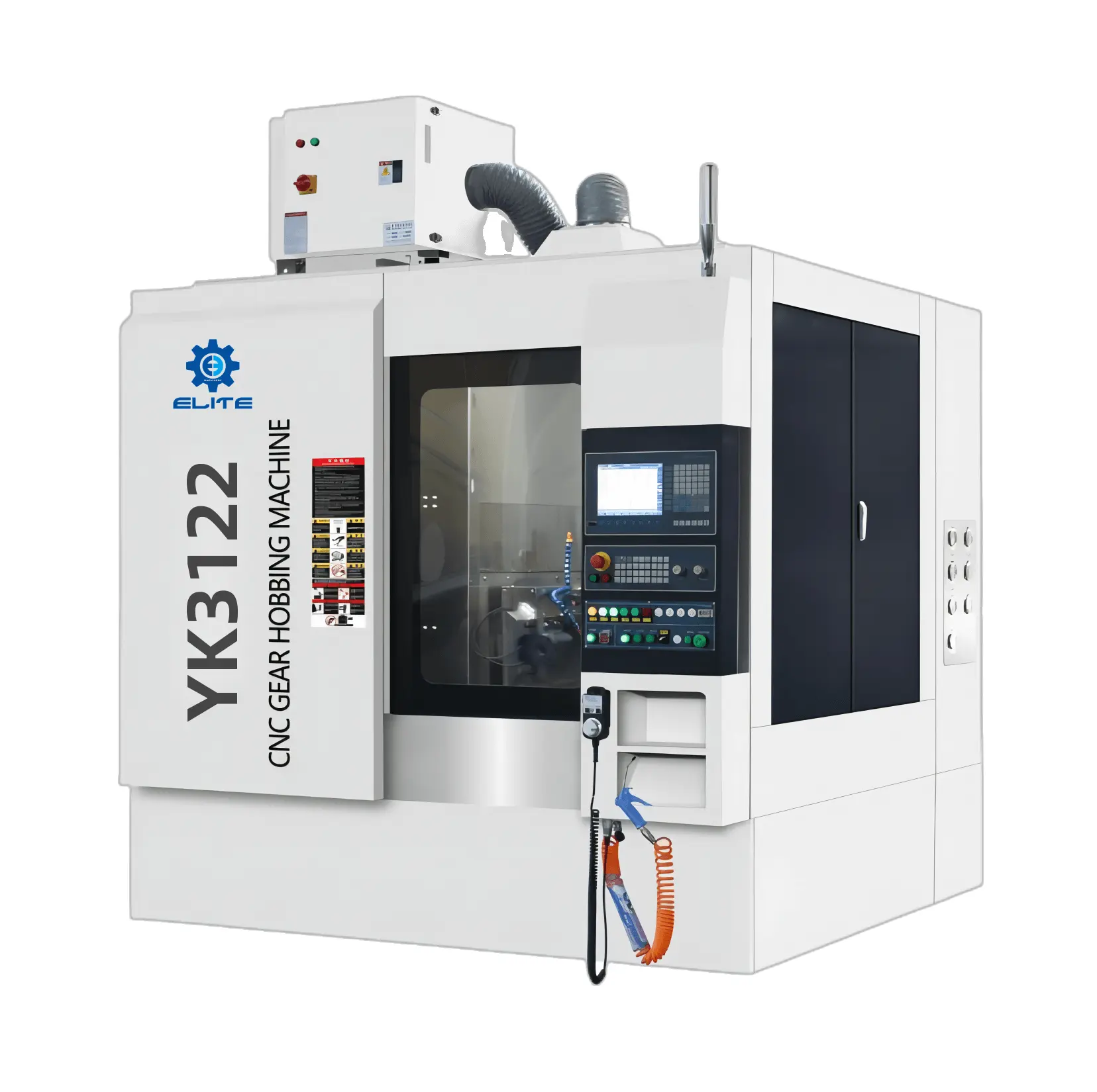 Máquina de tallado de engranajes CNC, torneado de Metal de precisión de alta calidad, YK3122, YK3120, 6 ejes, 220mm/200mm, Rexroth