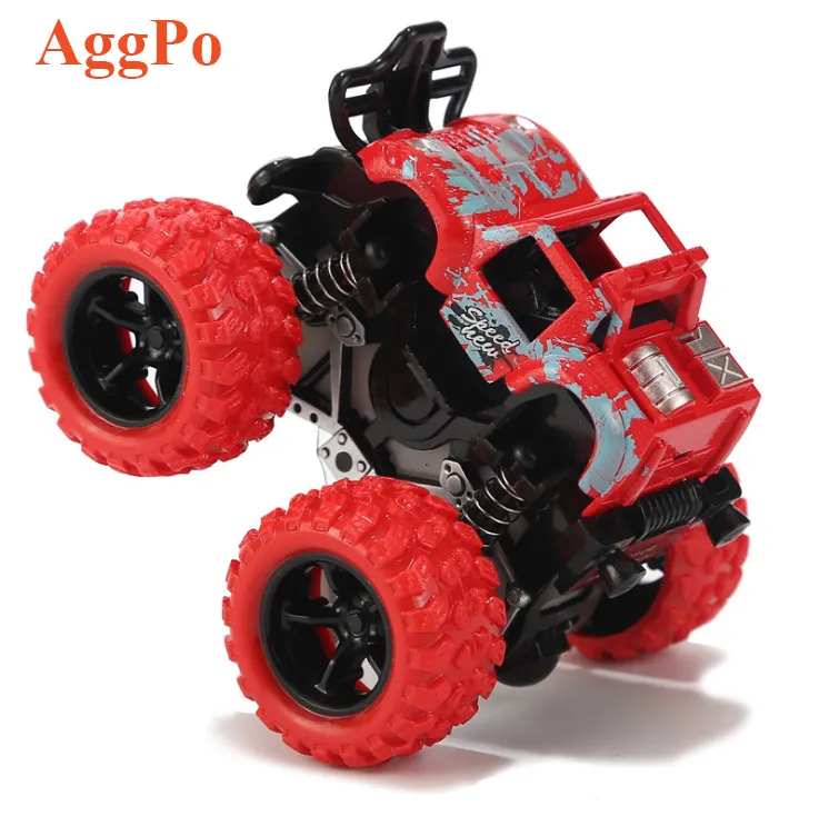 Mini kamyon oyuncaklar, bebekler için yarış araba SUV modeli Inertia sürücü yavaşça itme sadece