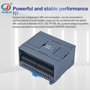 Huaqingjun 8DI 8DO Relay Output <strong>PLC</strong> LAN RS485 Ladder Diagram Modbus RTU/TCP Programmable Logic <strong>Controller</strong> for <strong>SCADA</strong> <strong>System</strong>