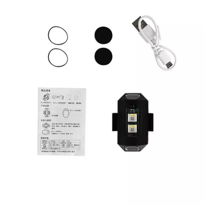 Sıcak satış evrensel LED RGB uyarı ışığı Mini sinyal ışığı Drone ile çakarlı lamba 7 renk dönüş sinyali göstergesi - Product Image 5