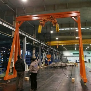 Trung Quốc Cao Su Lốp Di Động Kran Gantry Cran Đặc Điểm Kỹ Thuật, Xách Tay Marble Granite Tấm Điện Gantry Krane Với Bánh Xe - Product Image 4