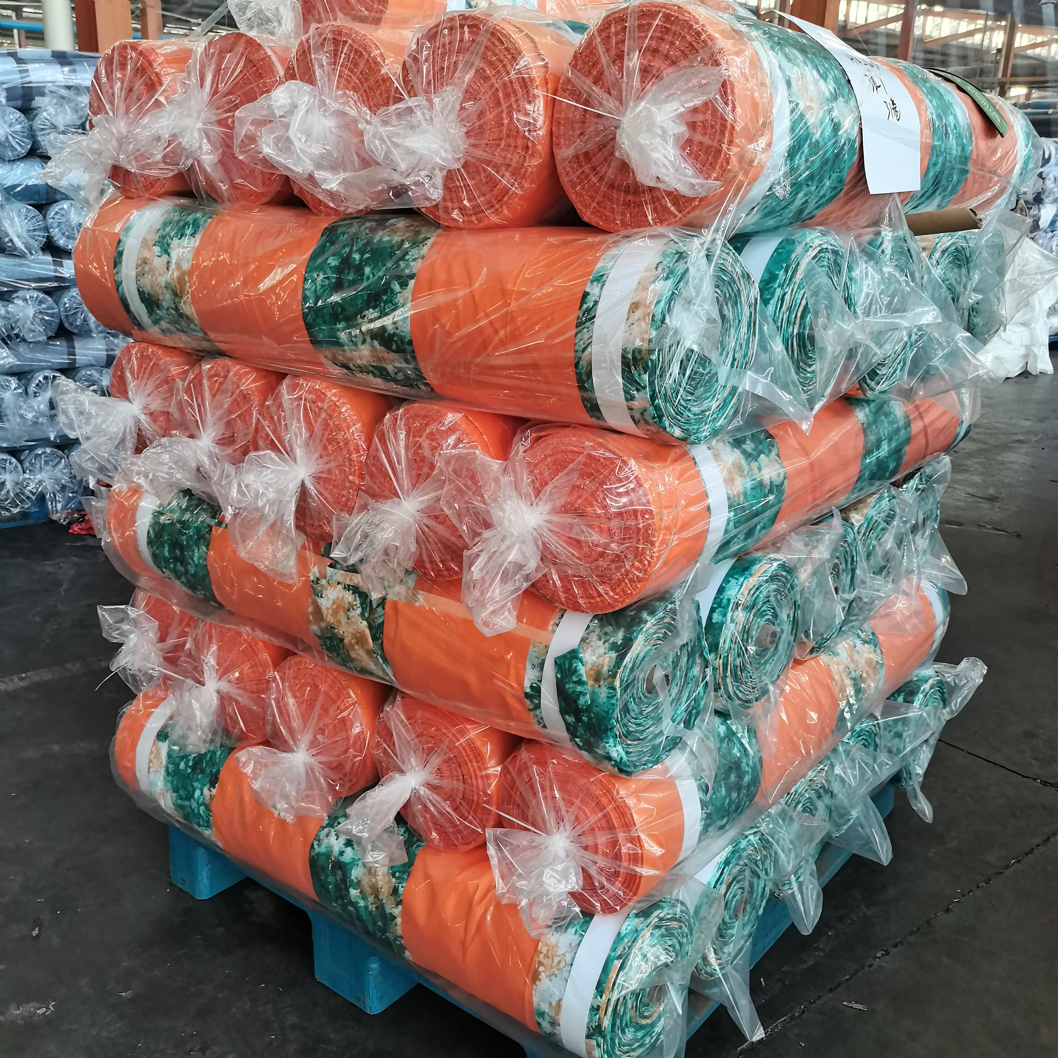 Sơn Đông Ltd. Đầy Đủ Tùy Chỉnh Mềm Đồng Bằng Nhuộm Màu Tinh Khiết Vải 100 Polyester Vải Bông Bìa