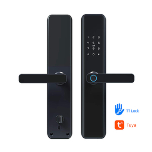 כרטיס rfid טביעת אצבע באיכות גבוהה 6068 moriality tlock אפליקציה מנעולי דלת חכם עבור דירה ביתית