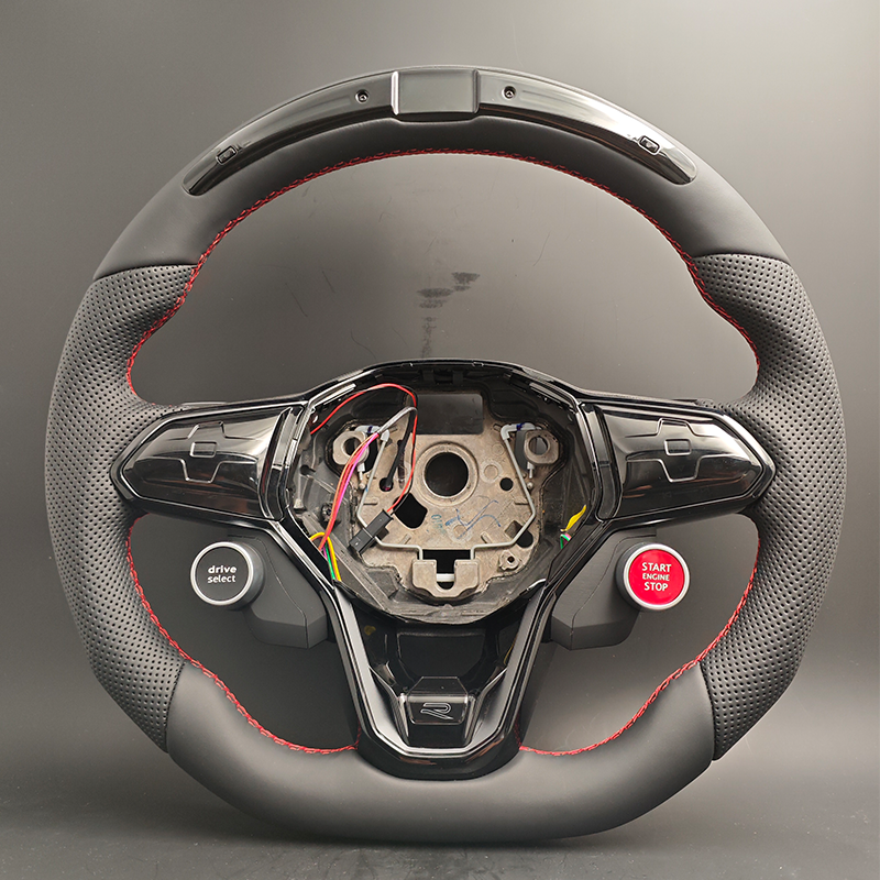 Cuir semi-perforé + LED