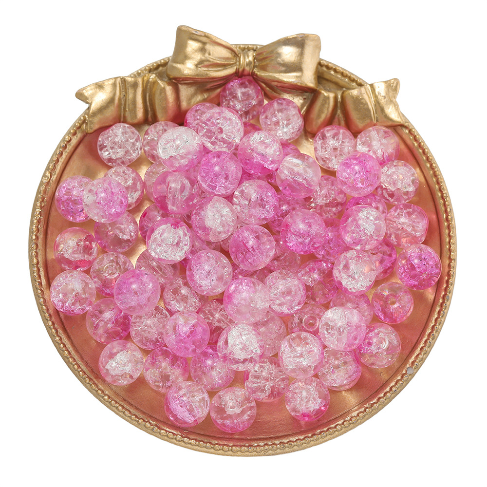 Cuentas de vidrio emergentes - rosa
