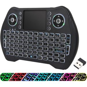 EASYTONE Rechargeable Li-ion Battery 87 <strong>Keys</strong> Backlit Mini Wireless <strong>Keyboard</strong> Touchpad Mouse Combo Multi-Media Handheld for Gaming - Product Image 2